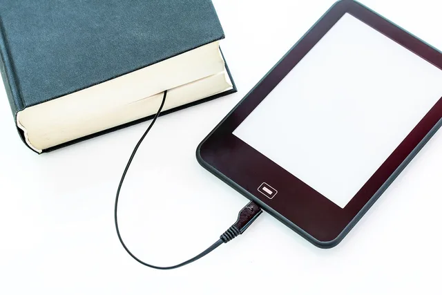ebook, a book, charging cable, electronic, library, e-book, book electronically upload, white screen, download, literature, data, ebook, ebook, ebook, ebook, ebook. Digital products in UK newsletters: VAT and pricing